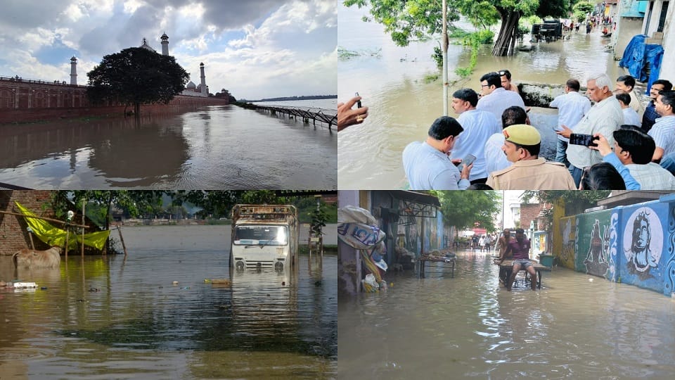 Devastating Floods in Agra: Over 50 Colonies Submerged one lakh People Affected as Yamuna Hits Record Levels