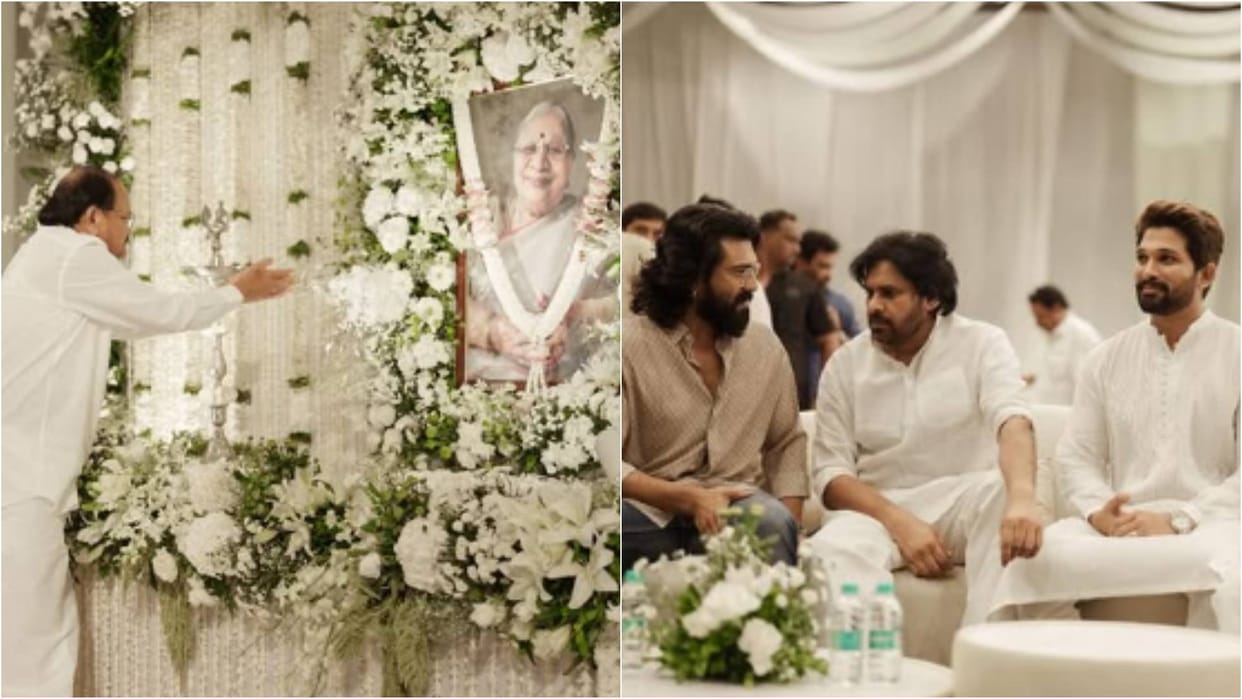 M Venkaiah Naidu Pawan Kalyan and many others attends Allu Arjun Grandmother Allu Kanakratnams prayer meet