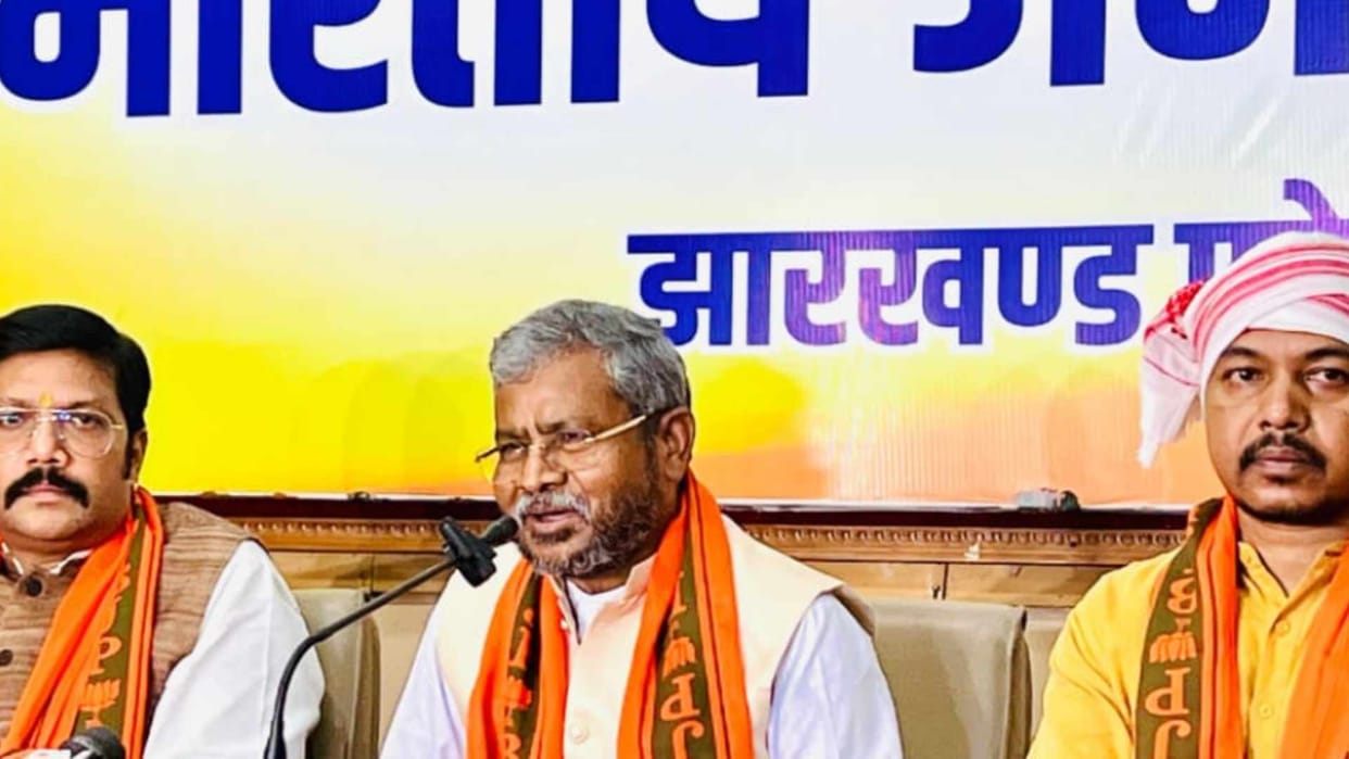 BJP-JMM Clash over alleged illegal religious structure in Gumla; Babulal Marandi accuses govt of appeasement