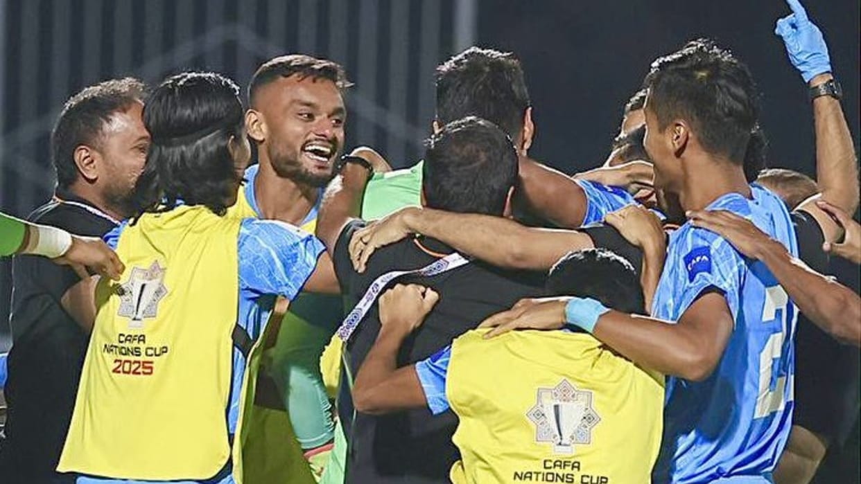 Indian football team defeat higher-ranked Oman on penalties finish third in CAFA Nations Cup