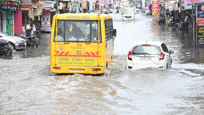Weather Update: 38.7 mm of rain fell in two hours, people were troubled by waterlogging at many places
