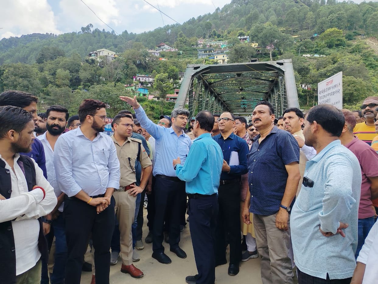 Chamoli News Central team conducted on-site inspection of disaster affected area Tharali
