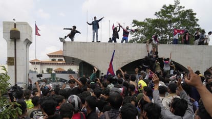 Gen Z protest A clash erupts in napal's many cities Kathmandu over a ban on Social Media