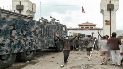 Gen Z protest A clash erupts in napal's many cities Kathmandu over a ban on Social Media