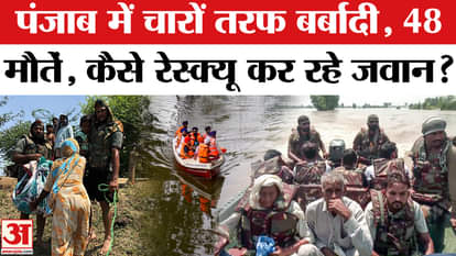 Punjab Floods: Destruction all around in Punjab, how are the army personnel doing the rescue