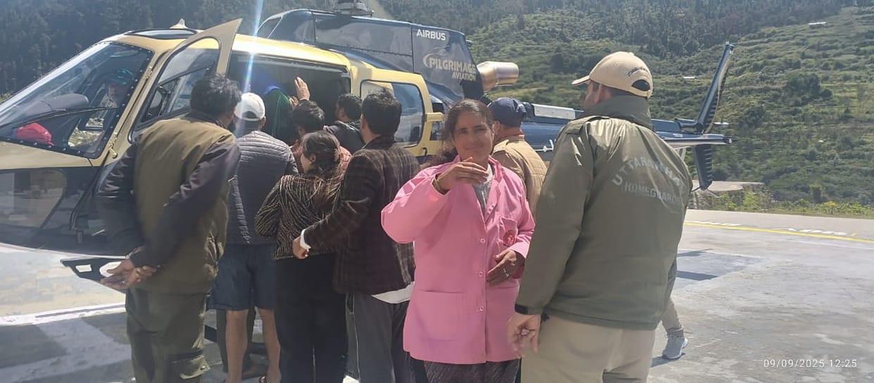 Yamunotri Highway remains closed for 17 days; pregnant woman airlifted from Kharsali village to AIIMS