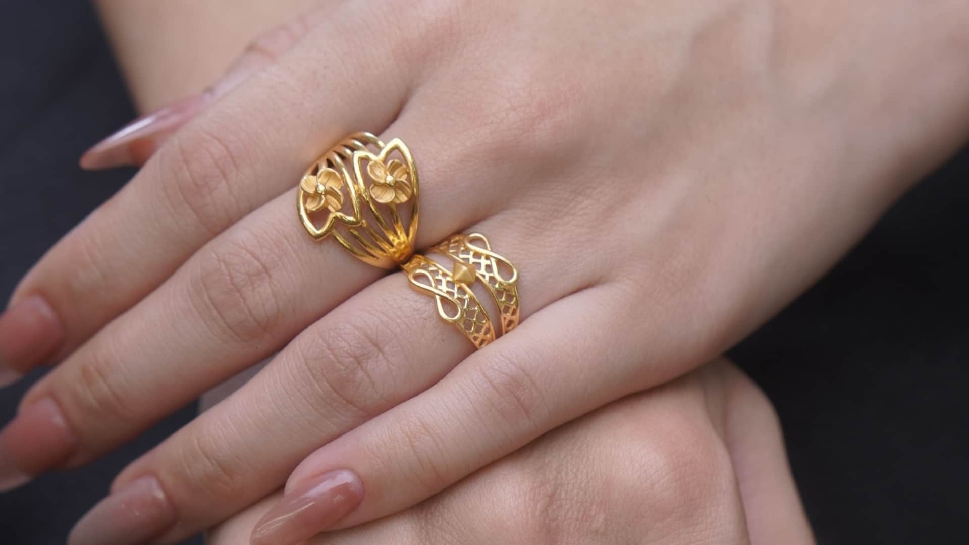 Gold Ring Design Perfect For Daily Wear Latest Light Weight Ring Design