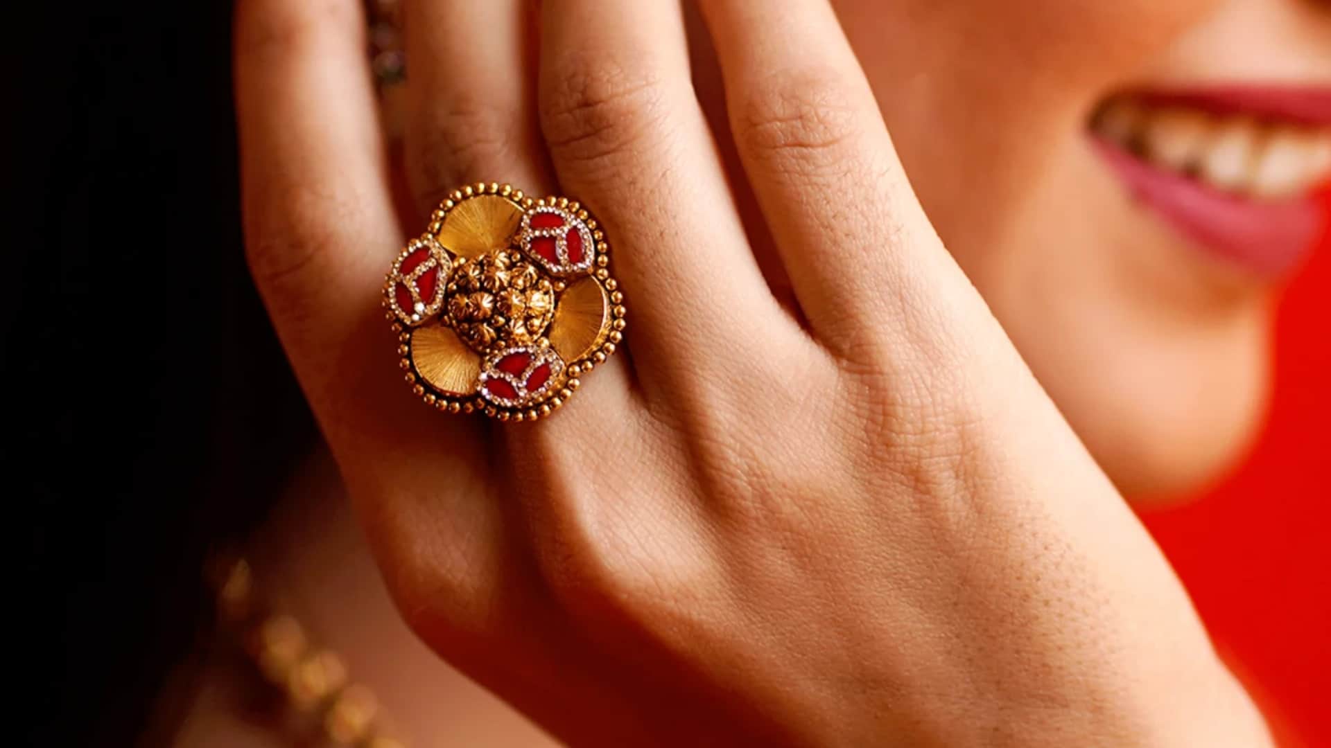 Gold Ring Design Perfect For Daily Wear Latest Light Weight Ring Design