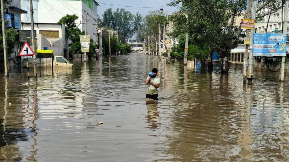 Haryana Floods 40 villages in Sirsa are in danger of flooding due to Ghaggar river