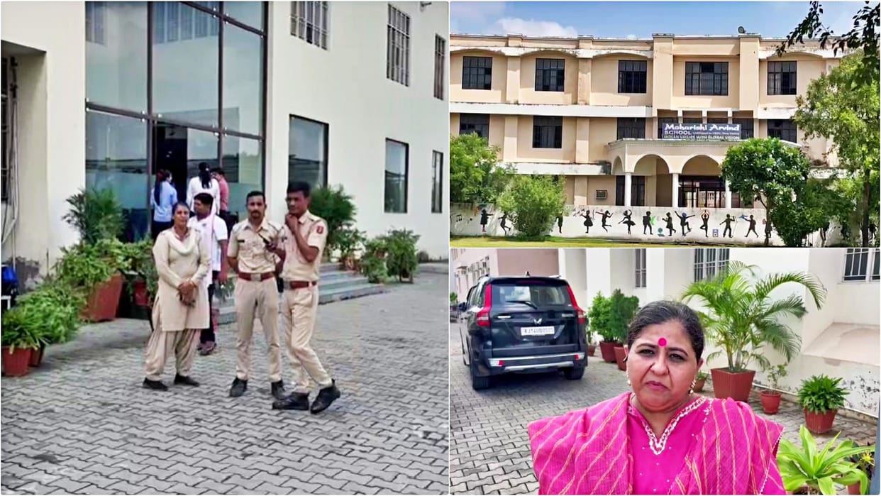 Jaipur News Bomb Threat to Maharishi Arvind School Police and ATS Launched Search Operation