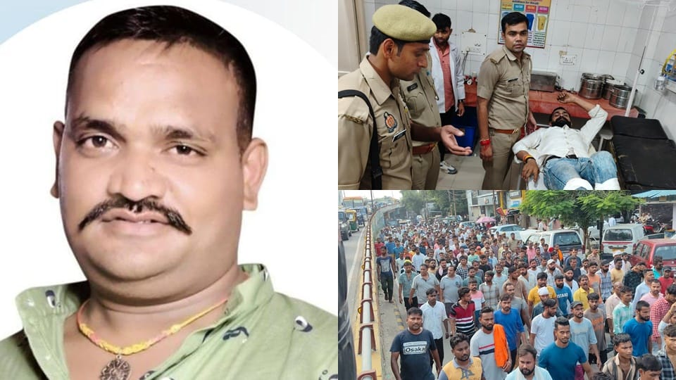 ्Moradabad: Three bullets were fired at the history sheeter, one hit him in chest, other hit him in chest