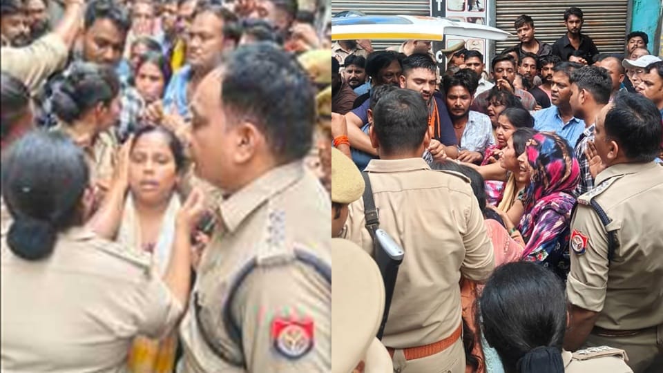 Moradabad: History-sheeter murder accused surrenders with his mother and lawyer, fears encounter