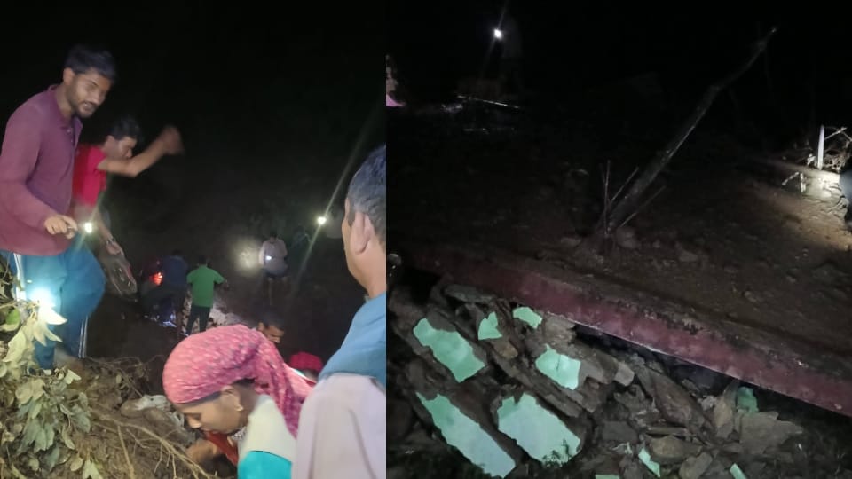 Himachal Landslide Update Landslide again in Kullu house hit many members of family missing