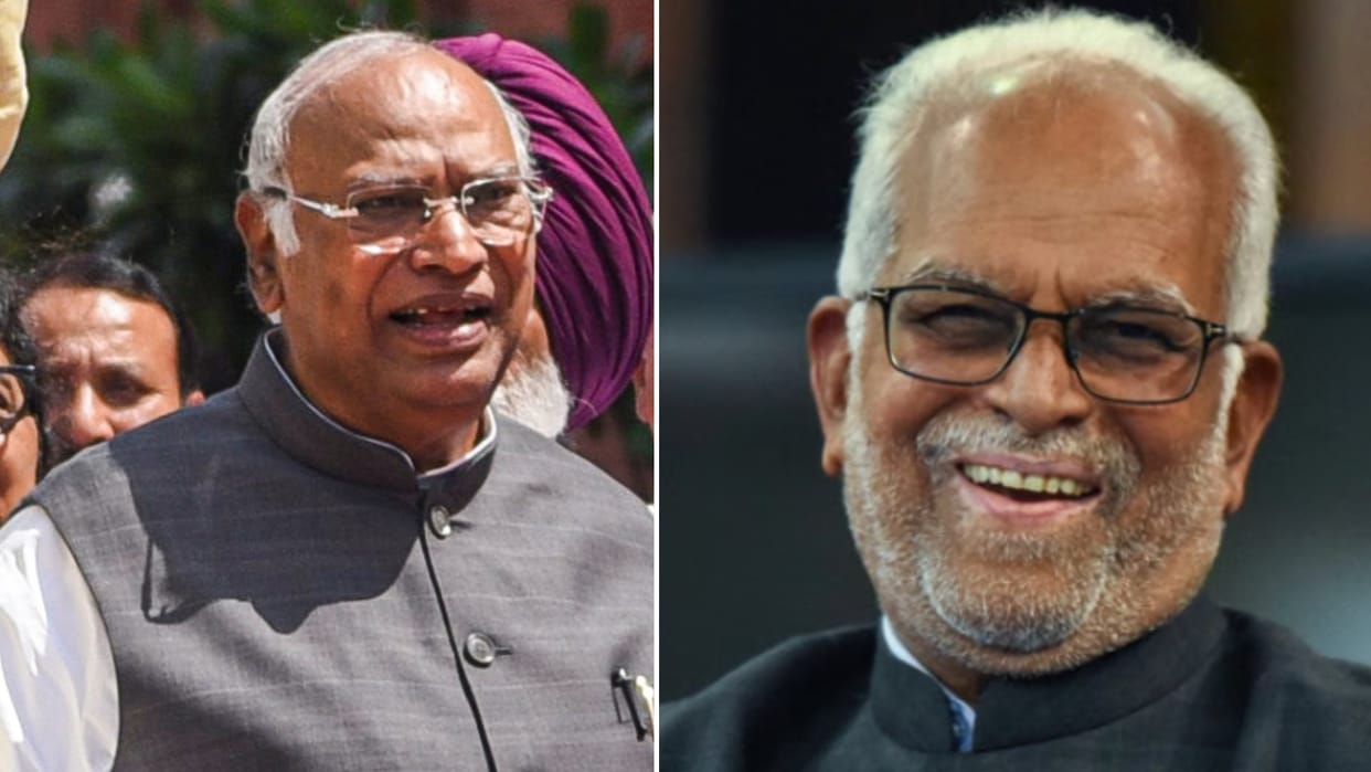 Opposition leaders including Kharge Sudarshan Reddy congratulated the new Vice President