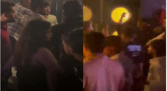 Agra Nightclub  Drunk Youths Create Havoc Over Bill Dispute Attempt to Run Over Employee