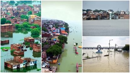 Prayagraj Flood Update water level of Ganga-Yamuna rivers is rising towards the danger mark