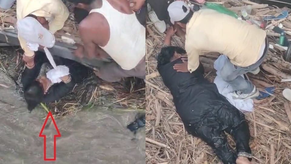 woman jumped into Sharda Barrage fishermen arrived as saviors