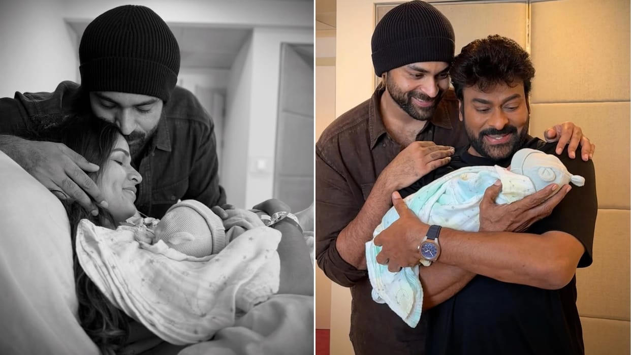 Chiranjeevi welcomes Varun Tej Lavanya Tripathi baby boy to the Konidela family