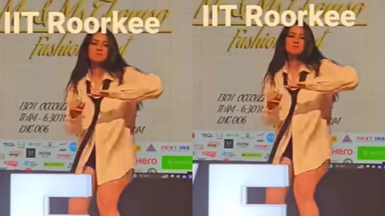 IIT Roorkee student did such an amazing dance on the song Jalebi Bai that the audience was left speechless