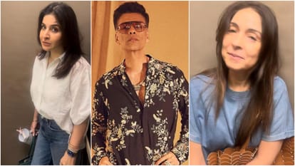 Maheep Kapoor Bhavana Pandey Refuse To Karan Johar Request To Dance On Varun Dhawan Janhvi Kapoor Bijuria Song