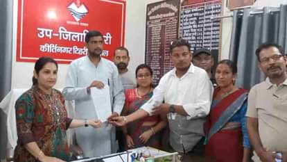 मलेथा में प्रदर्शन