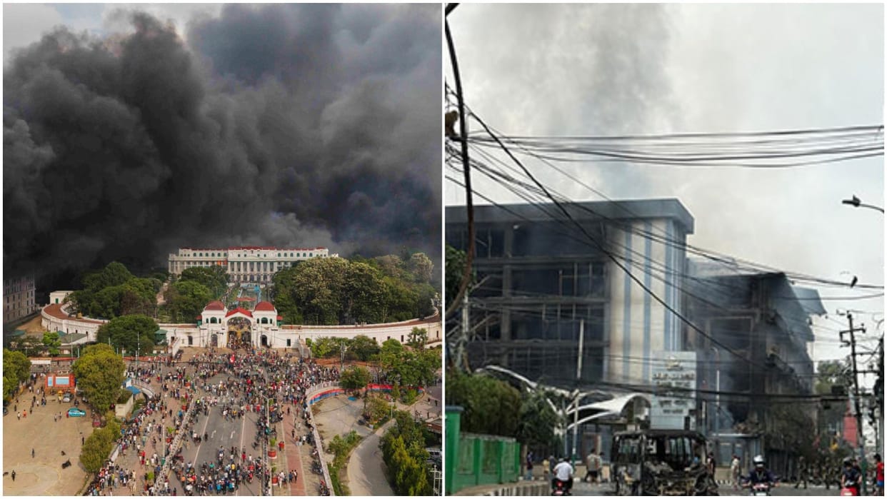 Nepal Crisis Fierce youth movement in Nepal violence Curfew extended 27 arrested
