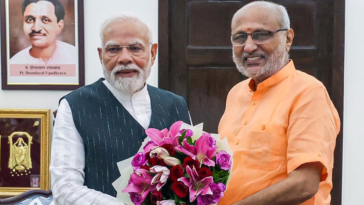 C P Radhakrishnan likely to take oath as vice president on Sep 12