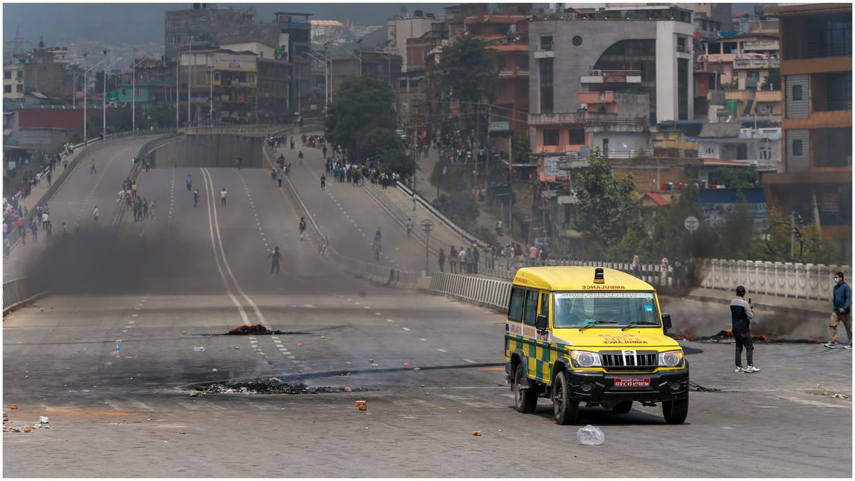 Four Indian prisoners escaped from a jail in Nepal amid violent protests