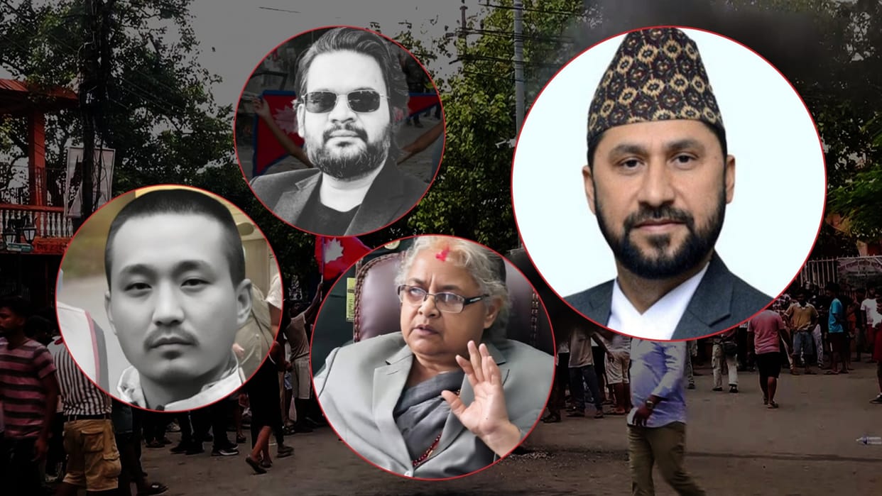 Nepal Gen Z Protest Unrest names of revolution from Sudan Gurung Balendra Shah Rabi Lamichhane Sushila Karki