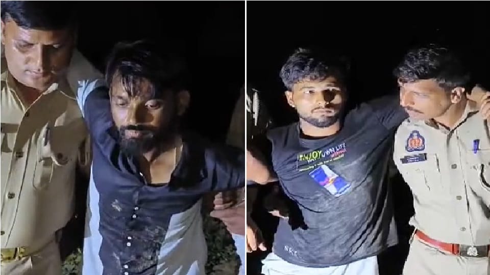 Two accused of misdeeding a girl in moving car arrested in an encounter