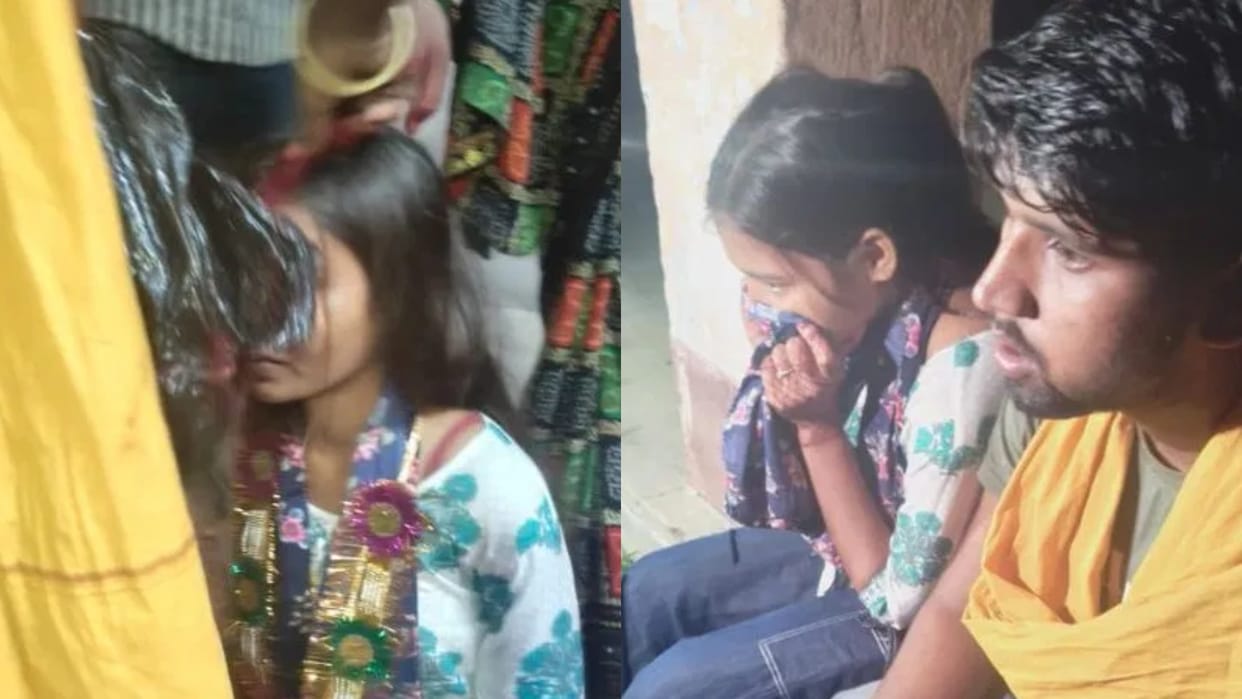 Villagers got the lovers married without the consent of their families News goes Viral on Internet