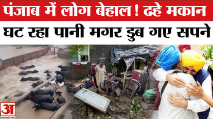 Punjab Flood News: 51 deaths due to floods in Punjab, debris of houses is giving testimony of the destruction