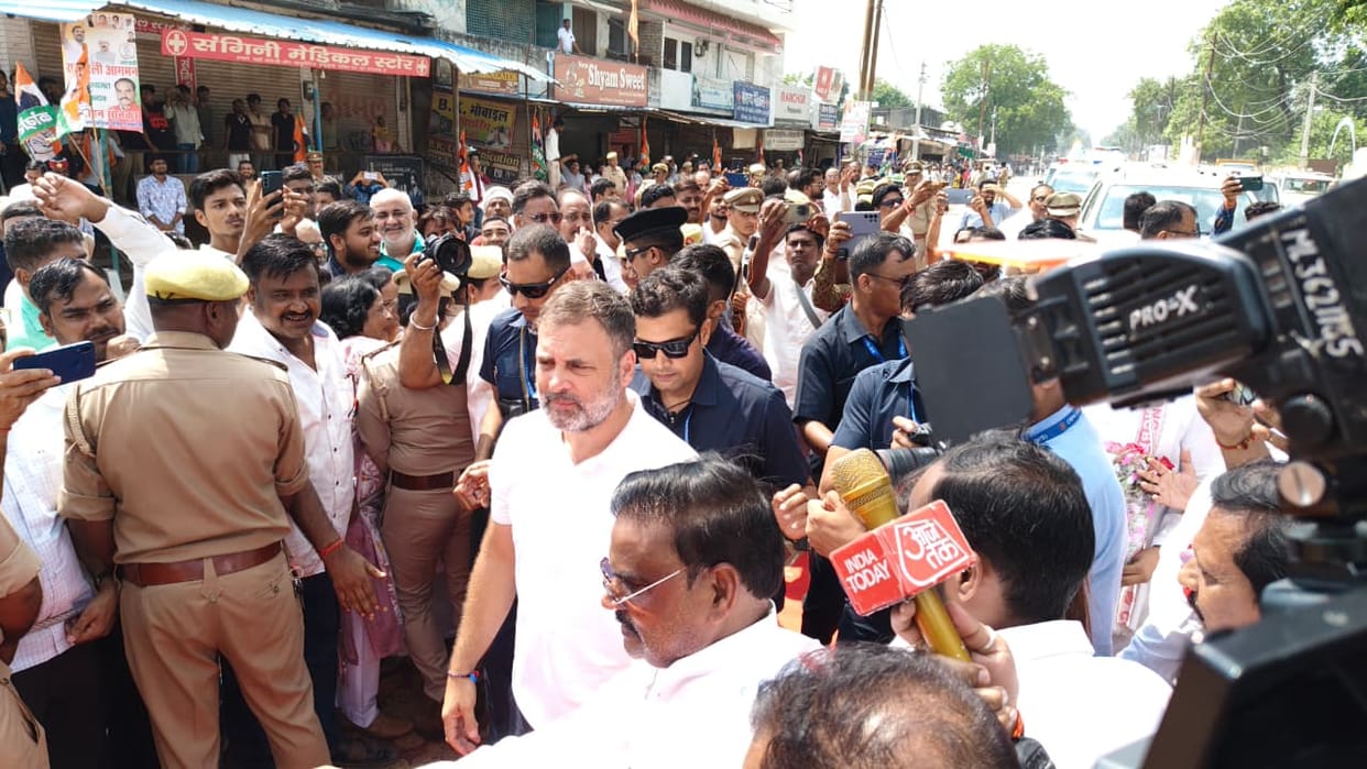 UP: Rahul Gandhi will reach Rae Bareli today for a two-day tour, the plane will land at Lucknow airport shor