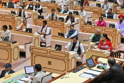 Rajasthan Assembly:मुख्यमंत्री निशुल्क दवा योजना और कफ सिरप मौतों पर  कांग्रेस-बीजेपी विधायकों में तीखी झड़प - Sharp Exchange Over Chief  Minister's Free Medicine Scheme And Cough ...