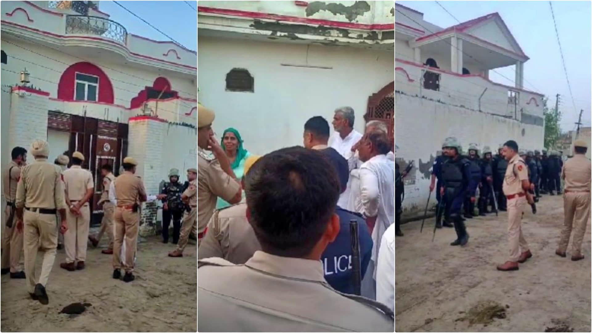 Rajasthan Police Raid in Sriganganagar Targets Gangsters Properties 300 Cops Involved News in Hindi