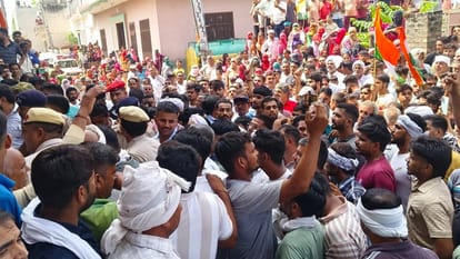 Marytr Jawan Lance Naik Narendra Sindhu body reached home