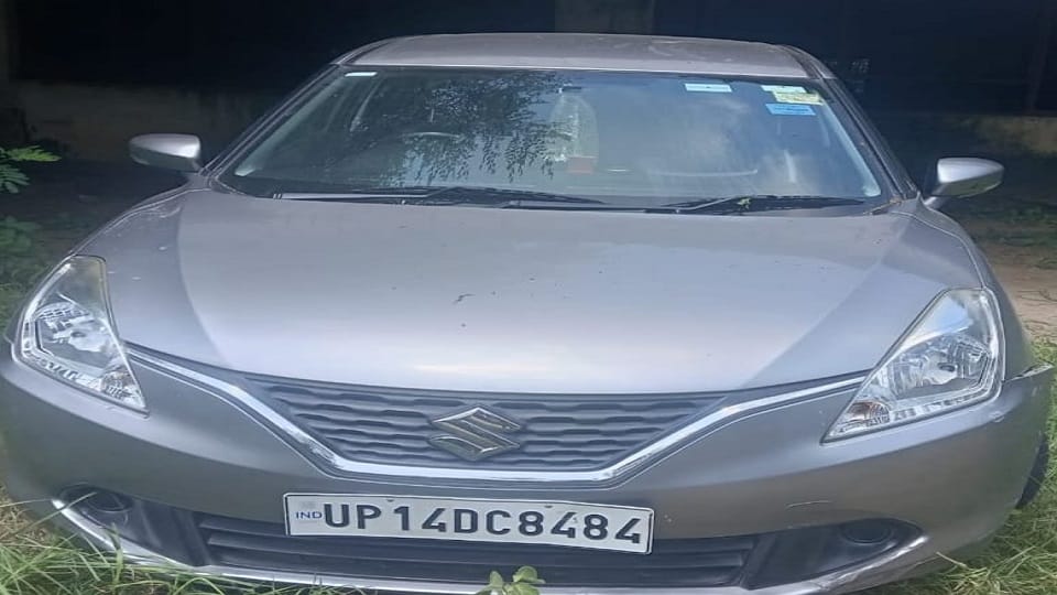 Stone trader son car found on Yamuna Expressway had left home for Noida no clue found in Noida
