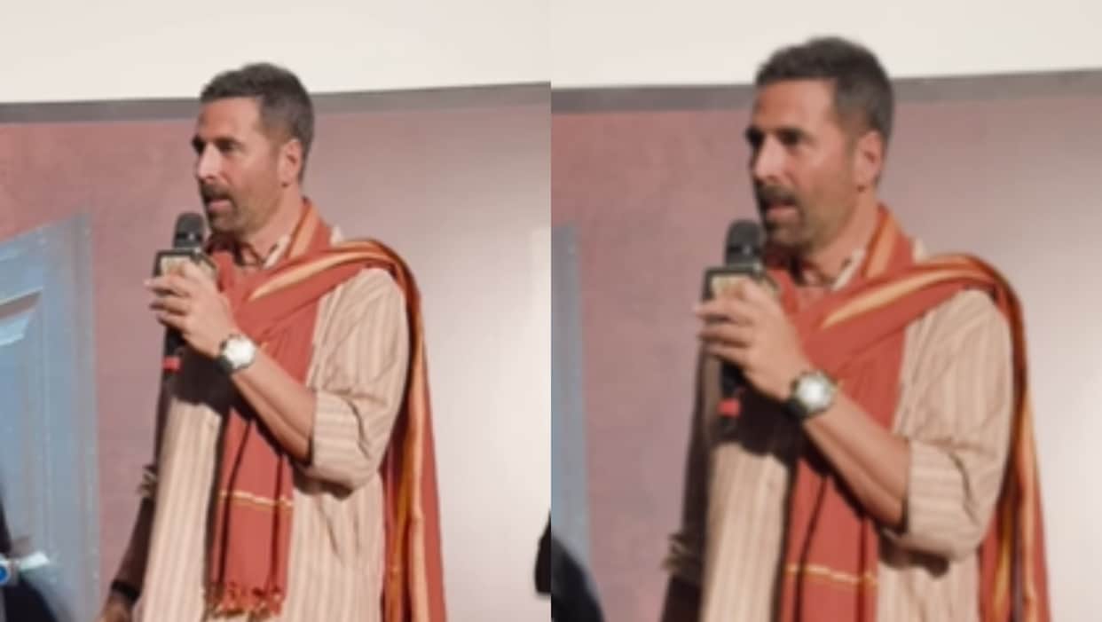 Akshay kumar warns netizens to not take gutka at jolly llb 3 trailer event