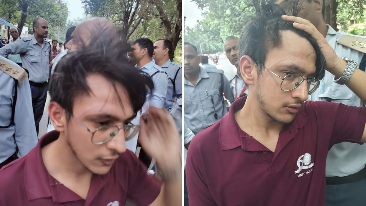 Student wearing T-shirt with IIT BHU written on it beaten up attacked with belt injured sent to trauma center