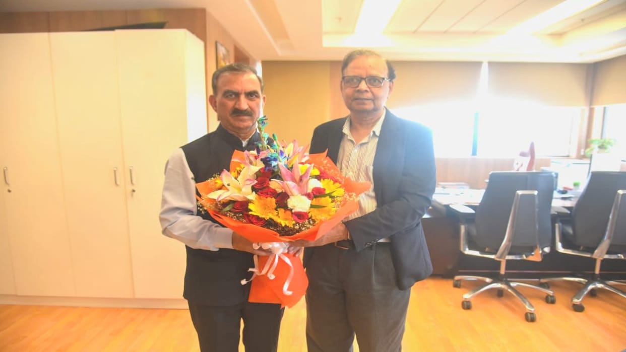 Himachal: CM Sukhwinder Sukhu raised the issue of Himachal's rights before the Chairman of the 16th Finance Co