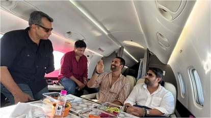 Jolly LLB 3 Cast Enjoying quality time Saurabh Shukla shares photos with Akshay Kumar Arshad Subhash Kapoor