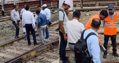 सेंट्रल स्टेशन का डीआरएम ने किया निरीक्षण