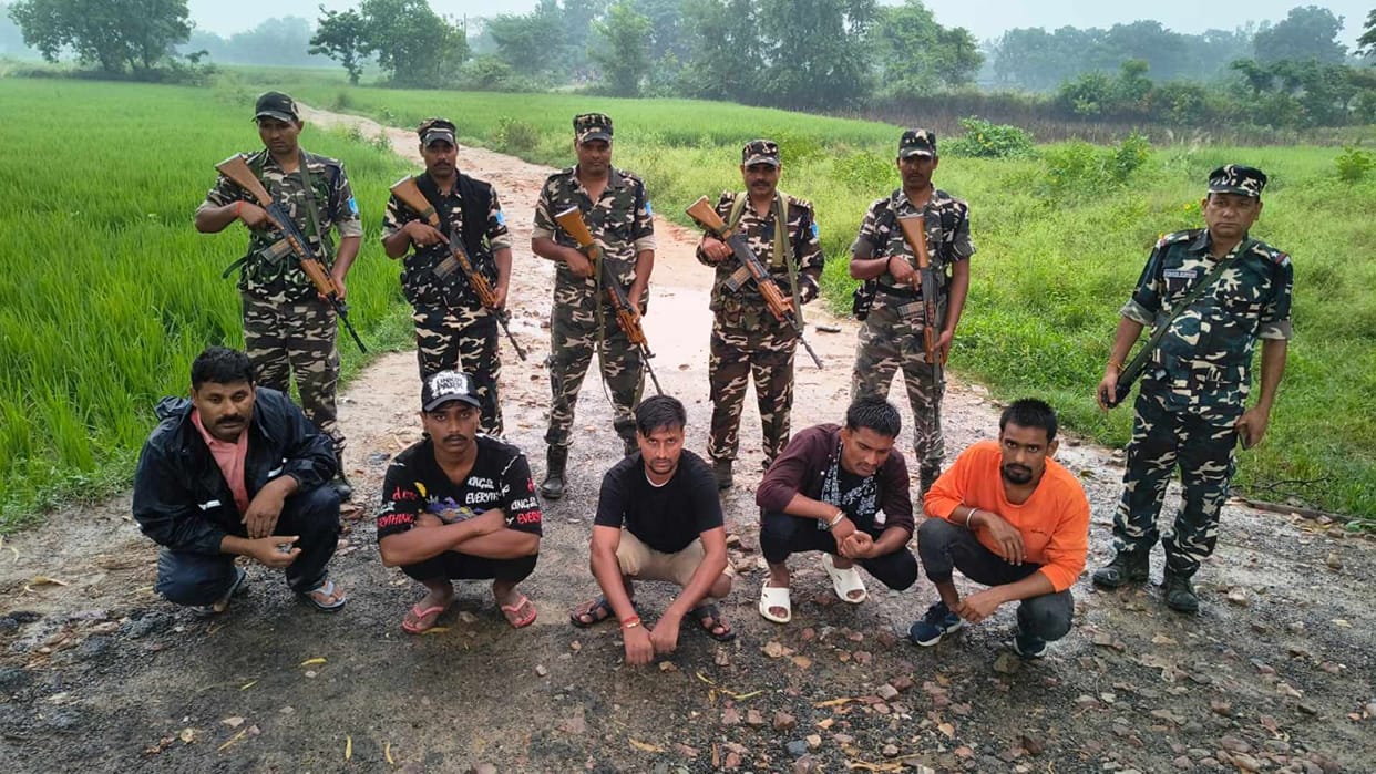 Major operation on Indo-Nepal border, 5 absconding prisoners of Gaur jail caught