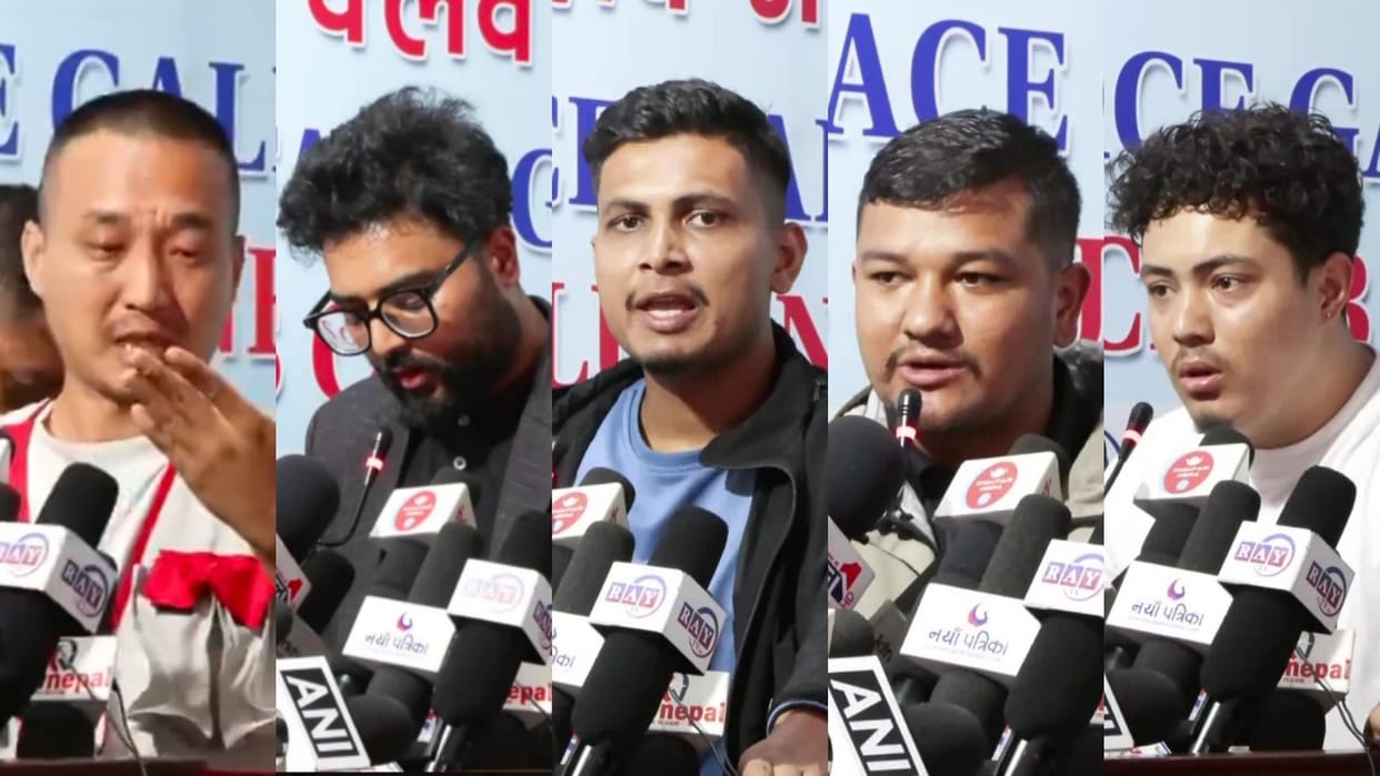 Nepal Gen-Z Protests: Sudan Gurung, got emotional in front of the media, ruckus during the press conference…