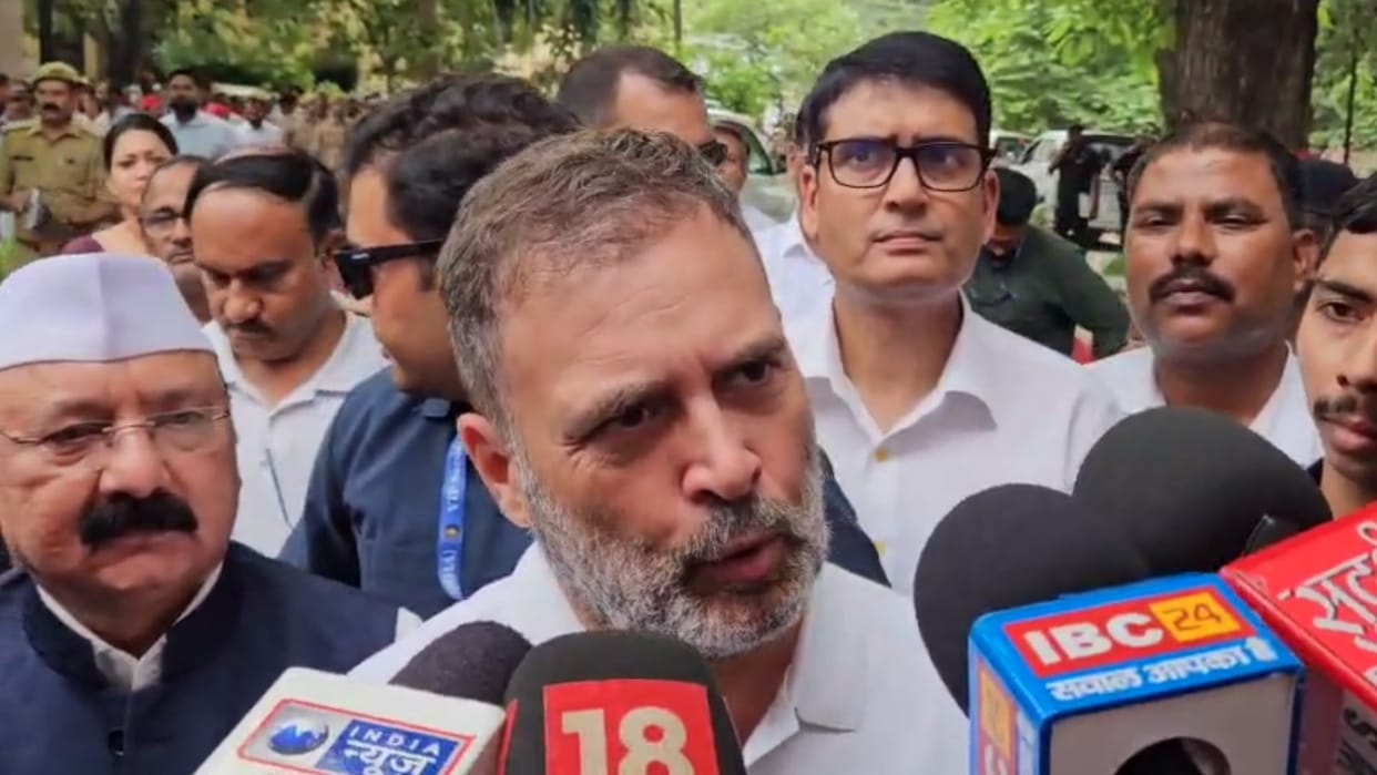 Rahul Gandhi said again in Raebareli, hydrogen bomb will come, everything will be wiped out