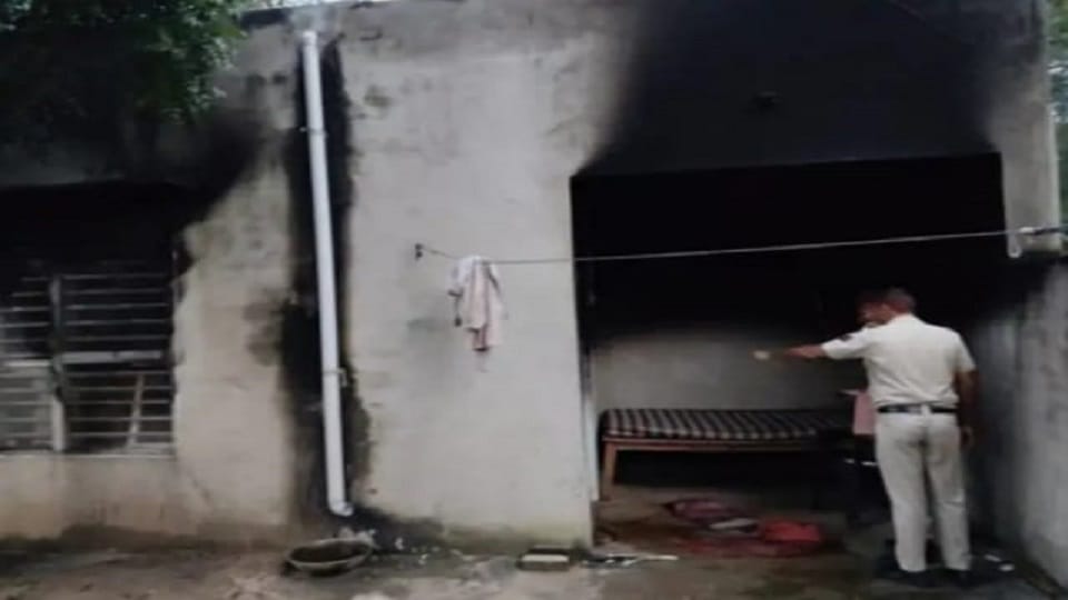 Man burnt alive in fire at Jhajjar