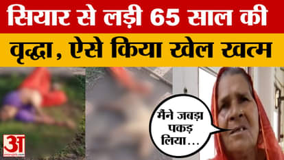 Shivpuri: Caught the jaw… made the saree a weapon and then killed the ferocious jackal