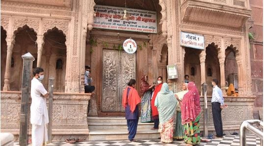 Darshan timings changed after VIP slips discontinued at Shri Banke Bihari Temple
