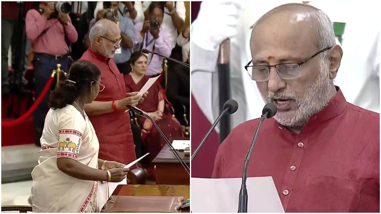 CP Radhakrishnan took oath as Vice President of India; Know everything about him