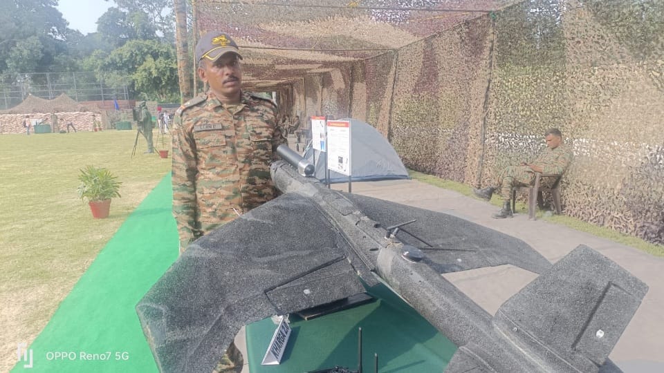 Diamond Jubilee of Indo-Pak War 1965 Exhibition of military equipment and weapons in Chandigarh